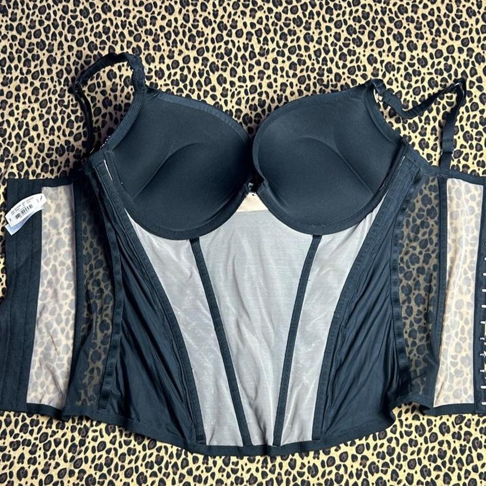 Victoria Secret Black corset top - Picture 2 of 4